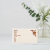 Visite Autobus. Carte - cône de pin avec la neige (Debout devant)