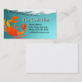 Visite Autobus de hutte de crabe. carte (Devant / Derrière)