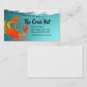 Visite Autobus de hutte de crabe. carte (Devant / Derrière)