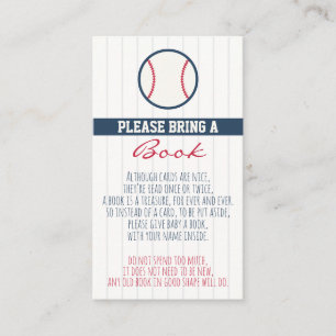 Visite Baby shower de baseball Apportez une carte de livr