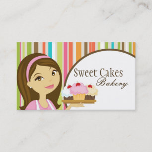 Visite Baker Cup Cakes Bakery Sweet Traitements Carte de 