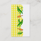 Visite Balise Recette Retro Haricots verts Carte de visit (Dos)