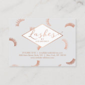 Visite Beaucoup de Lashes Salon Gris/Rose Gold Carte d'Af (Dos)