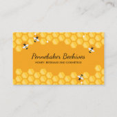 Visite Beehive Honeycomb frontière apiculteur Carte de vi (Devant)