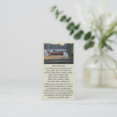 Visite Belle carte de bateau funéraire Memorial (Debout devant)