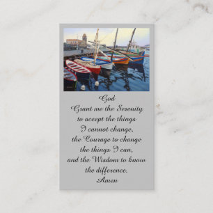 Visite Belle carte de bateaux rouges oranges bleus verts