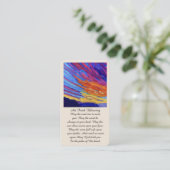 Visite Belle carte de prière commémorative de bénédiction (Debout devant)