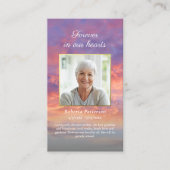 Visite Belle carte de prière commémorative Sky Sunset Fun (Devant)