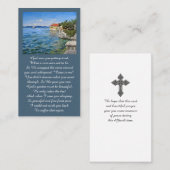 Visite Belle carte de prière pour la célébration de la vi (Devant / Derrière)