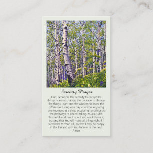 Visite Belle carte de prière verte violet sérénité