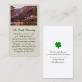 Visite Belle Carte de Sympathie Mountain Lake (Devant / Derrière)