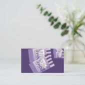 Visite Belle conception de carte Eid Mubarak violette (Debout devant)