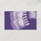 Visite Belle conception de carte Eid Mubarak violette (Dos)
