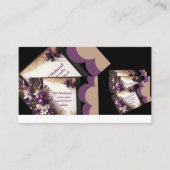 Visite Belle conception de carte Eid Mubarak violette (Devant)