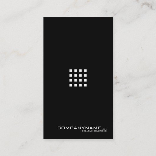 Visite Black&white minimalistic moderne III de carte de (Devant)