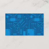 Visite Bleu électrique de carte (Dos)