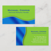 Visite Bleu royal de chaux professionnelle de carte de (Devant / Derrière)