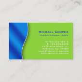 Visite Bleu royal de chaux professionnelle de carte de (Dos)