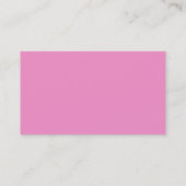 Visite Blocs funky Carte de visite, Rose profond (Dos)