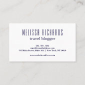 Visite Blog coloré de voyage de carte du monde (Dos)