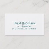 Visite Blog De Voyage Compass Rose Et Carte (Dos)