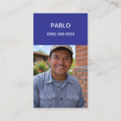 Visite BLUE Faites-Vous Remarquer, Travaillez ! Carte de (Dos)