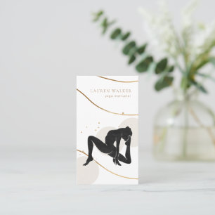 Visite Bohème Tones de la Terre Yoga Studio Carte de visi