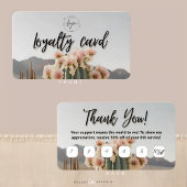 Visite Boho | Cactus à fleurs | Esthétique | Carte de fid