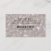 Visite Boisson de café | Marbre or | Carte Punch (Dos)