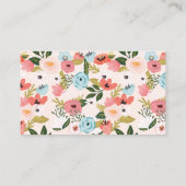 Visite Boîtier de Baby shower de carte à puce Donuts & Di (Dos)