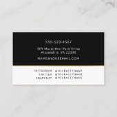 Visite Boîtier de la carte de nom photo de la graduation (Dos)