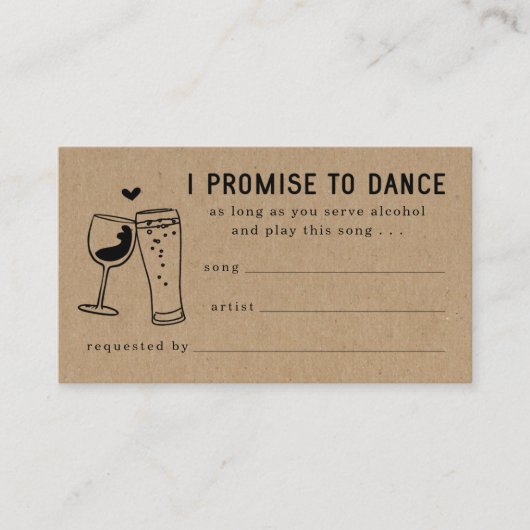 Visite Boîtier d'invitation de la carte de demande de cha (Devant)