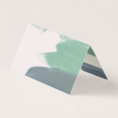 Visite Bord de mer Ocean Glass | Carte Mariage (Dos)