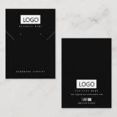 Visite Boucles de bijoux Collier Bracelet Carte d'afficha (Devant / Derrière)