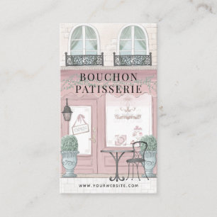 Visite Boulangerie Française Patisserie Café Carte de vis