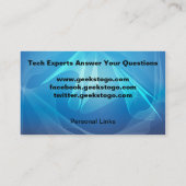 Visite Bout propre un de la carte MVP de geeks (Dos)