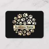 Visite Boutique de luxe Black Gold Fournitures Carte de v (Devant)