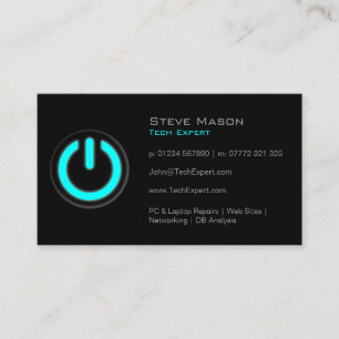 Visite Bouton d'alimentation noir, technologie - Carte de