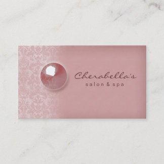 Visite Bouton Peach Peach Pink Damask Spa de salon carte