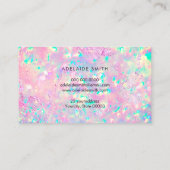Visite brillant opal texture carte de fidélité (Dos)