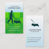 Visite Broyeur, Ménage, Carte d'entretien de pelouse (Devant / Derrière)