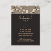 Visite Brun 2 de fleurs de cerisier de spa de carte de (Dos)