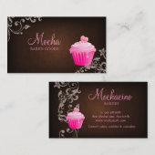 Visite Brun BG de toile de petit gâteau de carte de (Devant / Derrière)