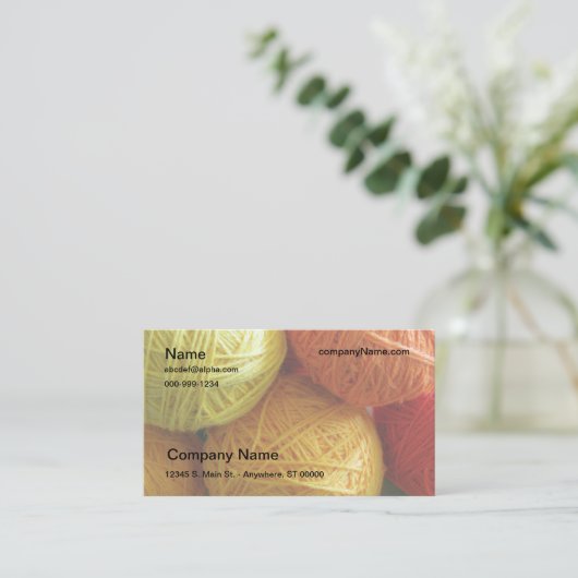 Visite Bus. Carte - Boules de fils (Debout devant)