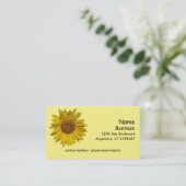 Visite Bus. Carte - Fleur de tournesol (Debout devant)