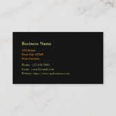 Visite Cafétéria Restauration Café Manager Carte de visit (Dos)