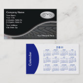 Visite Calendrier des véhicules à moteur de carte de (Devant / Derrière)