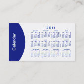 Visite Calendrier des véhicules à moteur de carte de (Dos)