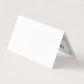 Visite Calendrier moderne Silver Foil Changer la carte de (Dos)