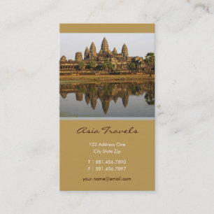 Visite Cambodge  Carte de profil personnalisée de la pho